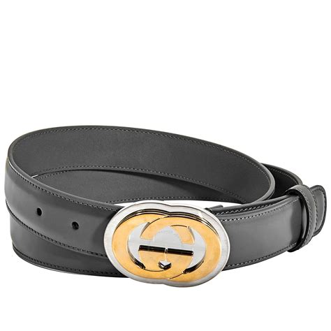 Interlocking buckle belt Gucci bruin maat 90 cm in anders 